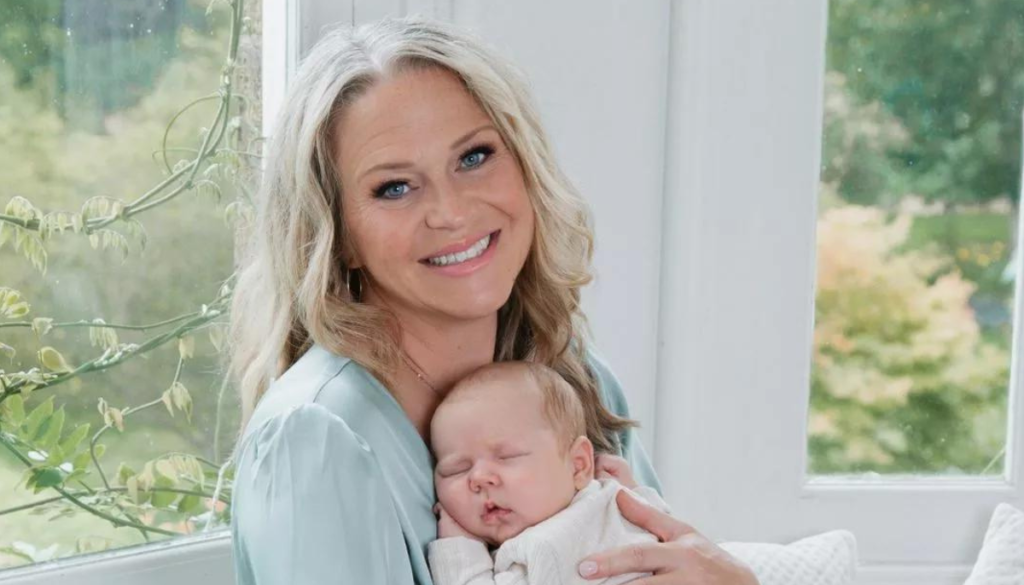 Kellie Bright With Her Miracle Child Rudy