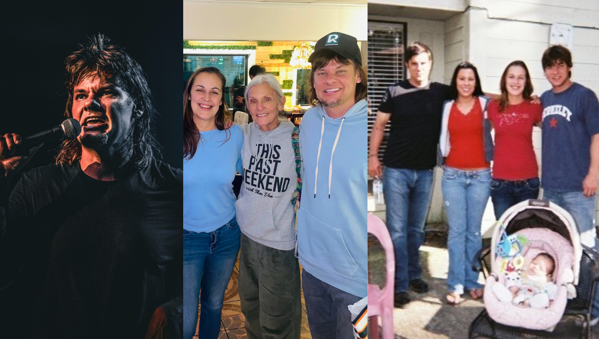 Stand-Up Comedian And Podcaster Theodor Capitani Von Kurnatowski III, Aka,Theo Von With His Family Stand-Up Comedian And Podcaster Theodor Capitani Von Kurnatowski III, Aka,Theo Von With His Family