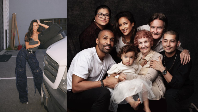 Canadian Actress Shay Mitchell With Her Family Canadian Actress Shay Mitchell With Her Family