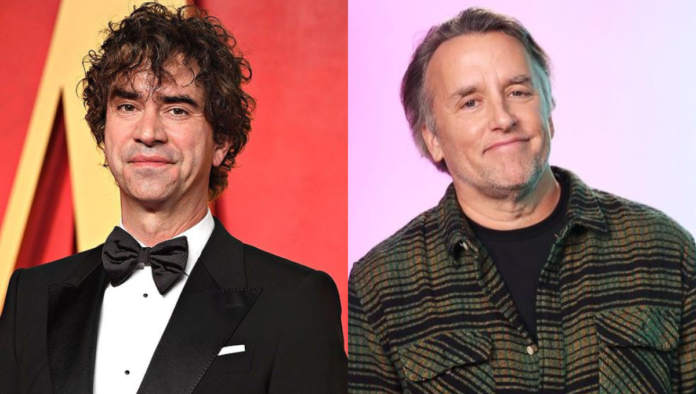 Hamish Linklater On The Left And Richard Linklater On The Right Side Hamish Linklater On The Left And Richard Linklater On The Right Side