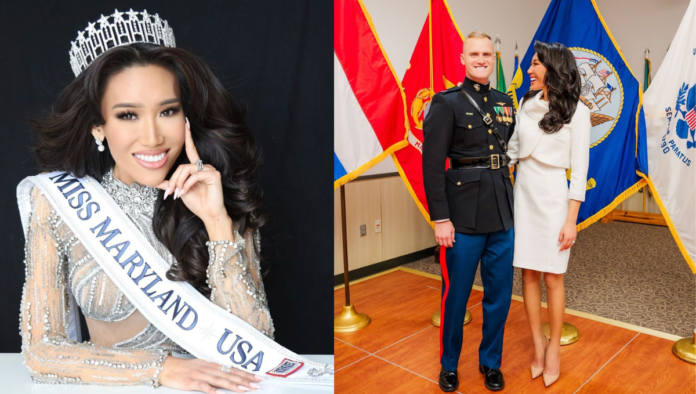 Miss Maryland USA 2024 Bailey Anne Kennedy With Her U.S. Military Husband, Captain Casey Miss Maryland USA 2024 Bailey Anne Kennedy With Her U.S. Military Husband, Captain Casey