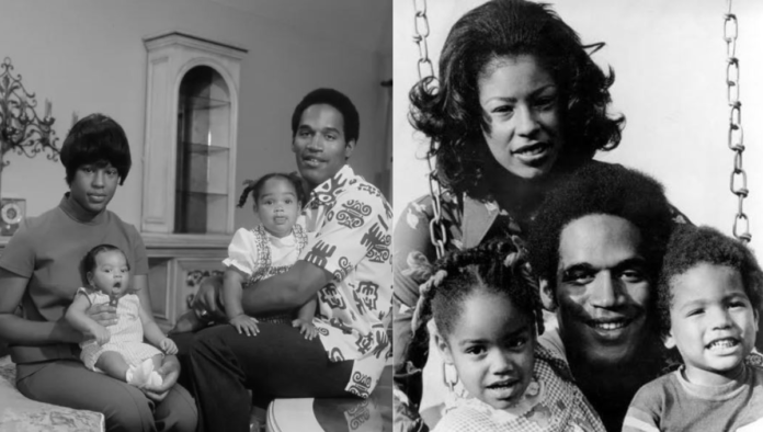 O.J. Simpson And His Ex-wife, Marguerite Whitley With Their Daughter, Arnelle, And Their Son, Jason