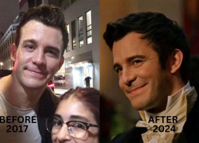 Before and after picture of Luke Thompson Before and after picture of Luke Thompson