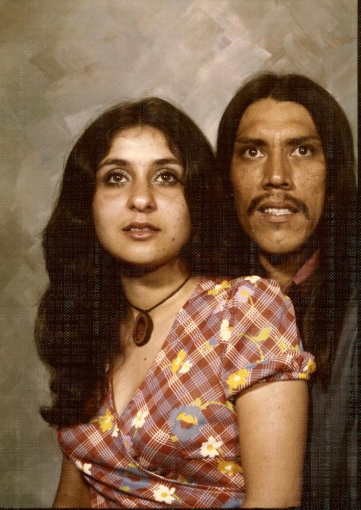 Danny Trejo and his third wife, Joanne, in 1976