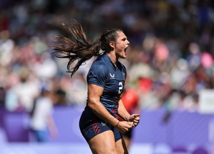 Ilona Maher in Rugby Olympic Game 2024 Ilona Maher in Rugby Olympic Game 2024