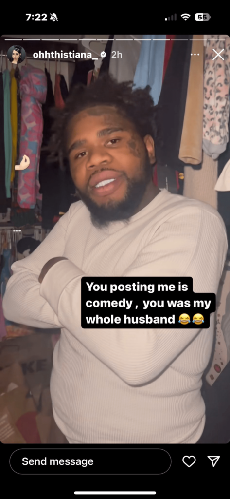 Tiana's response after Fatboy shared explicit pictures of her online