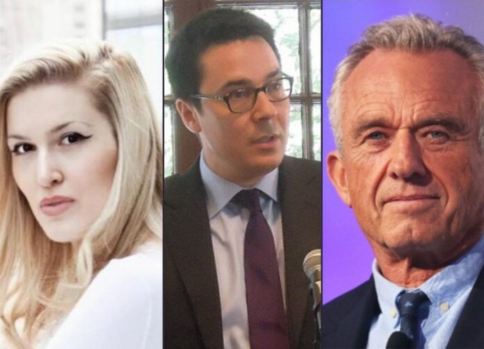 Olivia Nuzzi, Ryan Lizzi and RFK Jr. in light of their recent scandal Olivia Nuzzi, Ryan Lizzi and RFK Jr. in light of their recent scandal