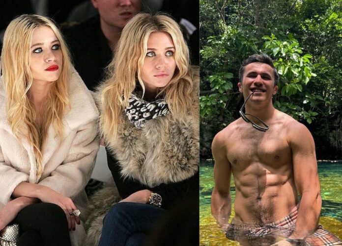 The Olsen Twins and Chris Olsen (Source Instagram) The Olsen Twins and Chris Olsen (Source: Instagram)