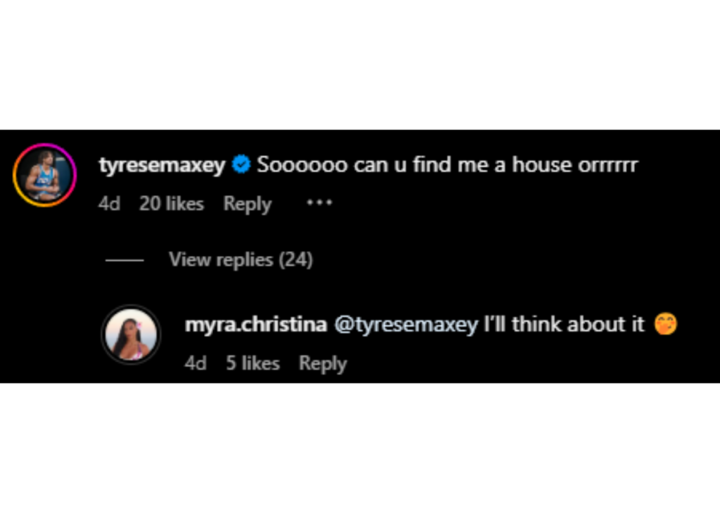 Tyrese Maxey’s Recent Buzz About His Relationship With Myra Gordon