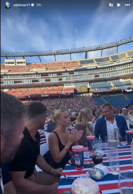 Xandra Pohl Spotted With Danny Amendola At Tom Brady's Hall Of Fame Induction